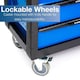 image 3 of Hyundai Tool Chest 175 Piece 7 Drawer Castor Mounted Roller Cabinet | HYTC9006 | Blue
