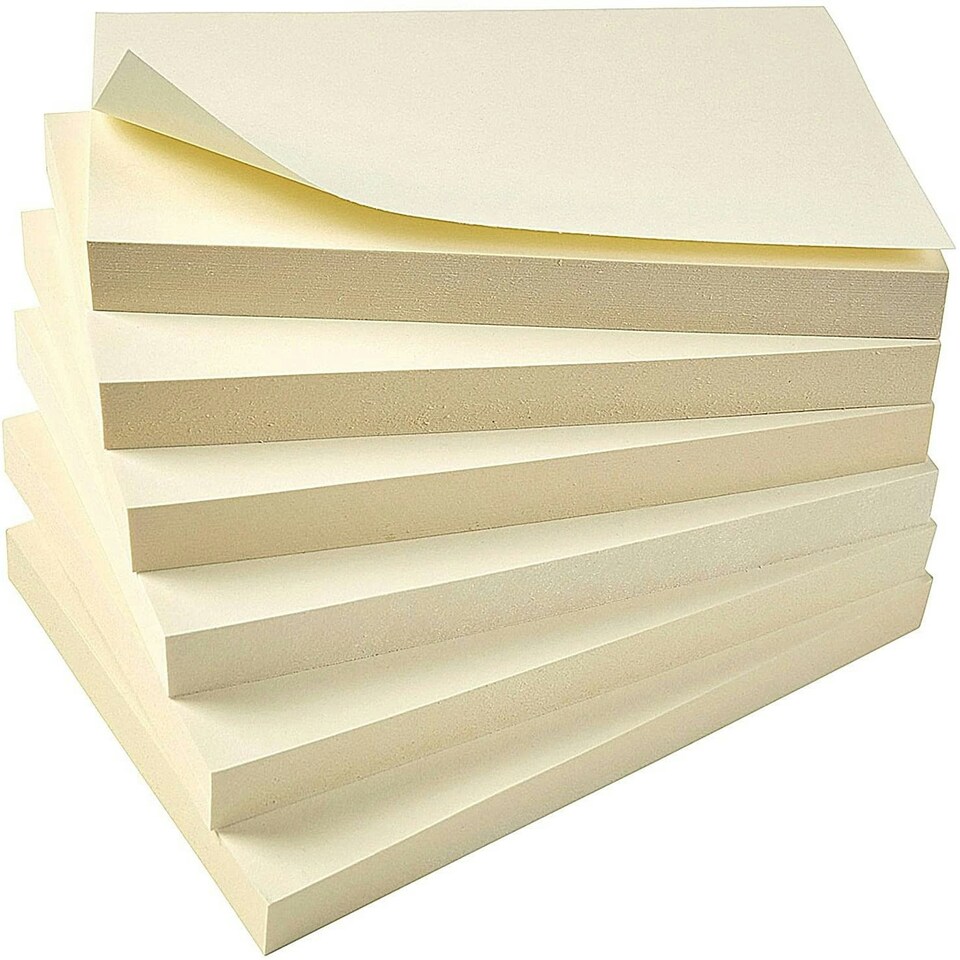 image 1 of Quick Notes 76 x 127mm Yellow Pack of 12