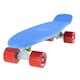 image 1 of Land Surfer Cruiser Skateboard 22" Clear Blue Board Solid Red Wheels