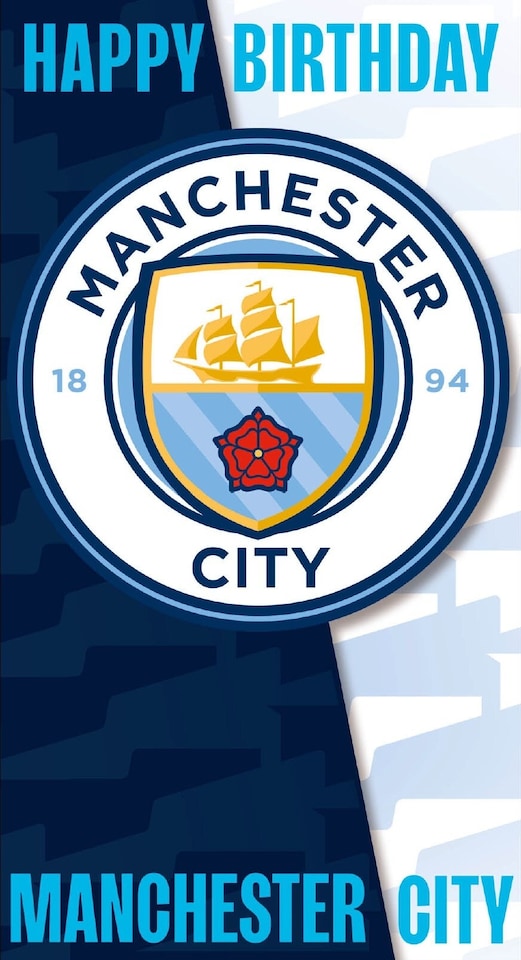 image 1 of Manchester City FC Birthday Card