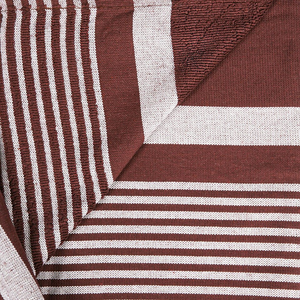 image 1 of Nicola Spring Deluxe Turkish Cotton Bath Towel - 162 x 90cm - Burgundy | Red | Burgundy