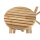 image 2 of Table set with 2 chairs Home ESPRIT Bamboo 50 x 50 x 105 cm N/A