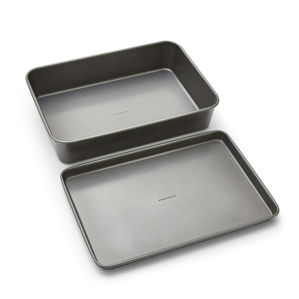 image 1 of Morphy Richards Oven Tray and Roasting Tin Set