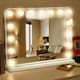 image 2 of Living and Home Hollywood LED Makeup Vanity Mirror Dimmable 15 Bulbs