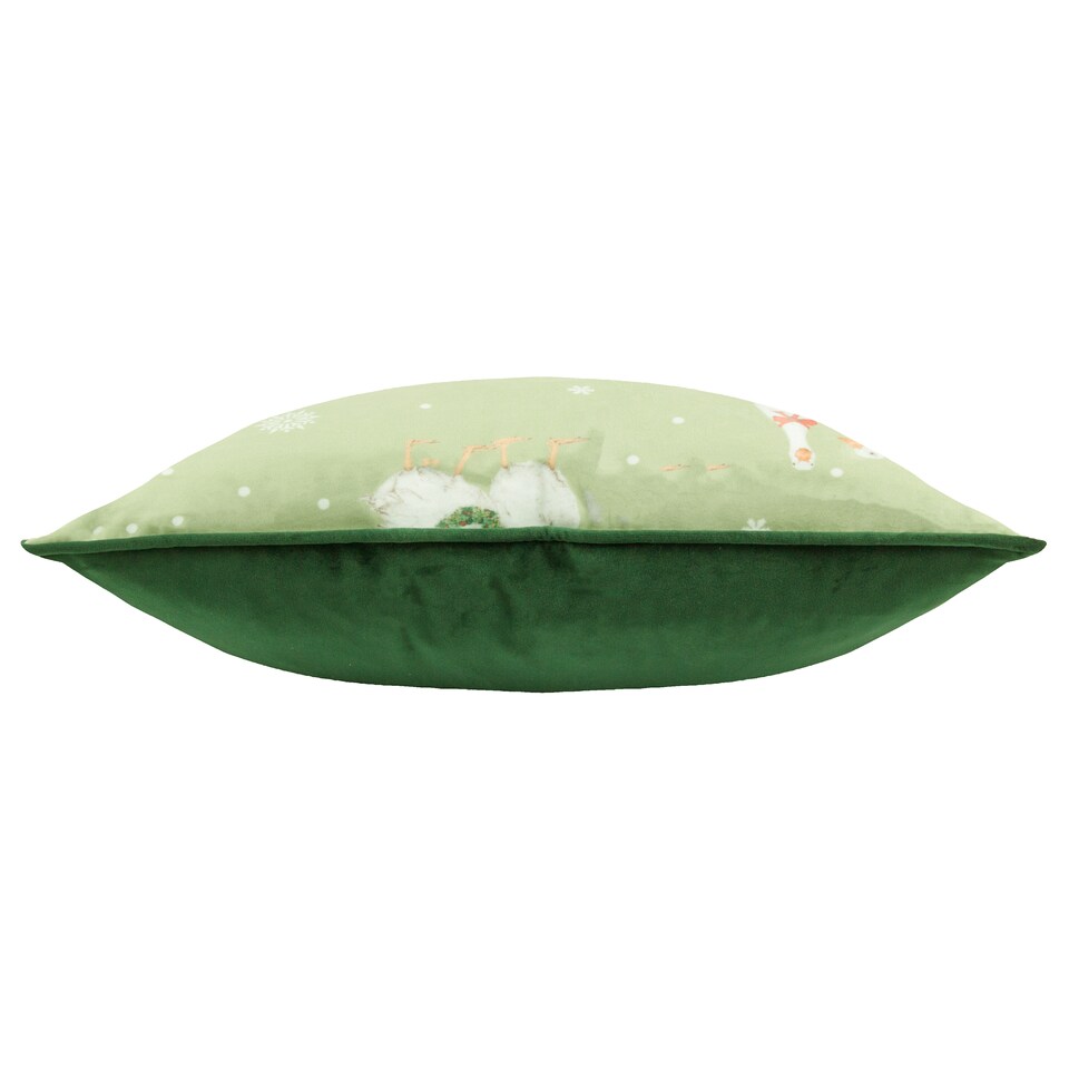 image 1 of Evans Lichfield Winter Geese Printed Cushion, , 43 x 43cm