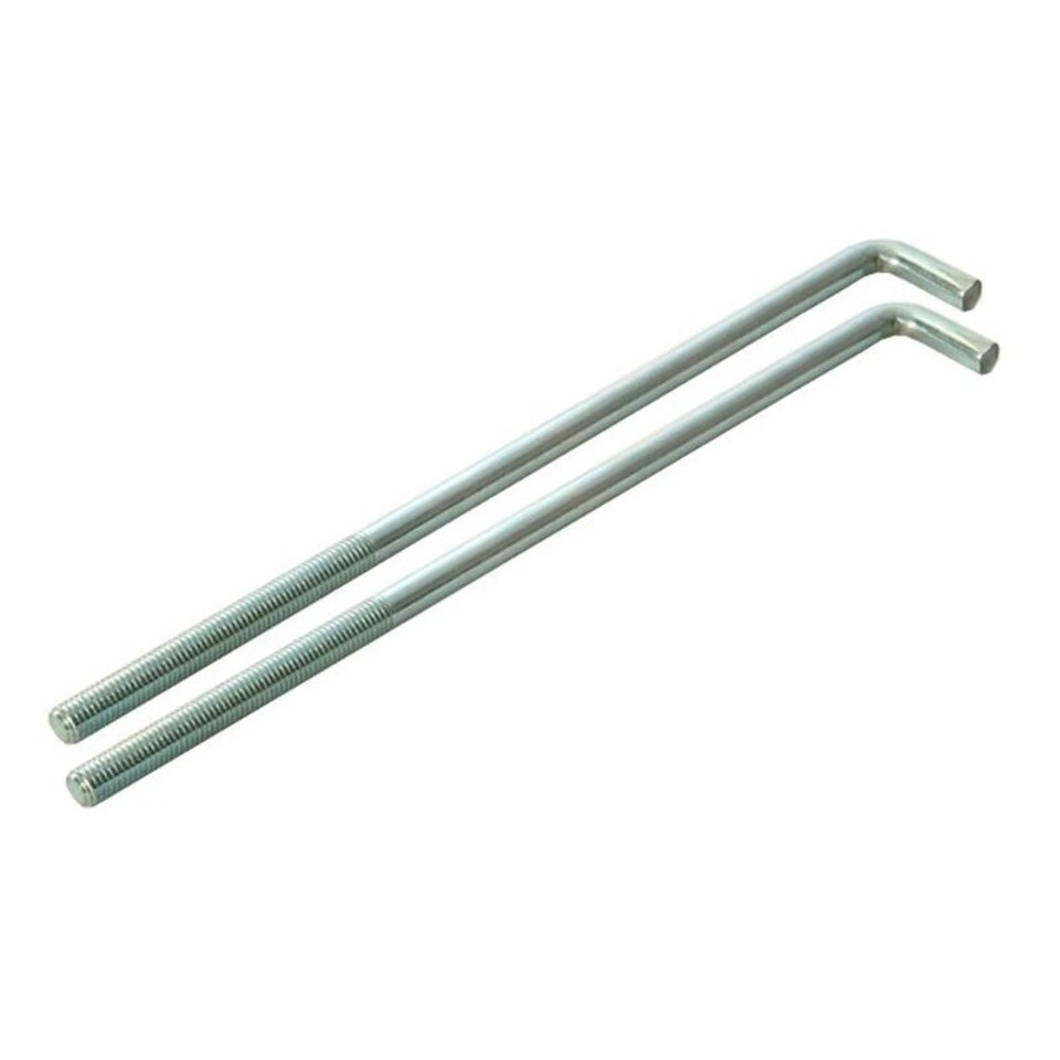 Faithfull External Building Profile - 350mm (14in) Bolts (pack 2) - Multi Colour - One Size