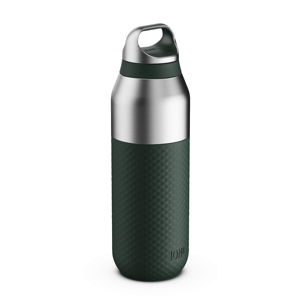 image 1 of ION8 ROAM Insulated Steel Water Bottle, Rubberised, 655ml / 22oz