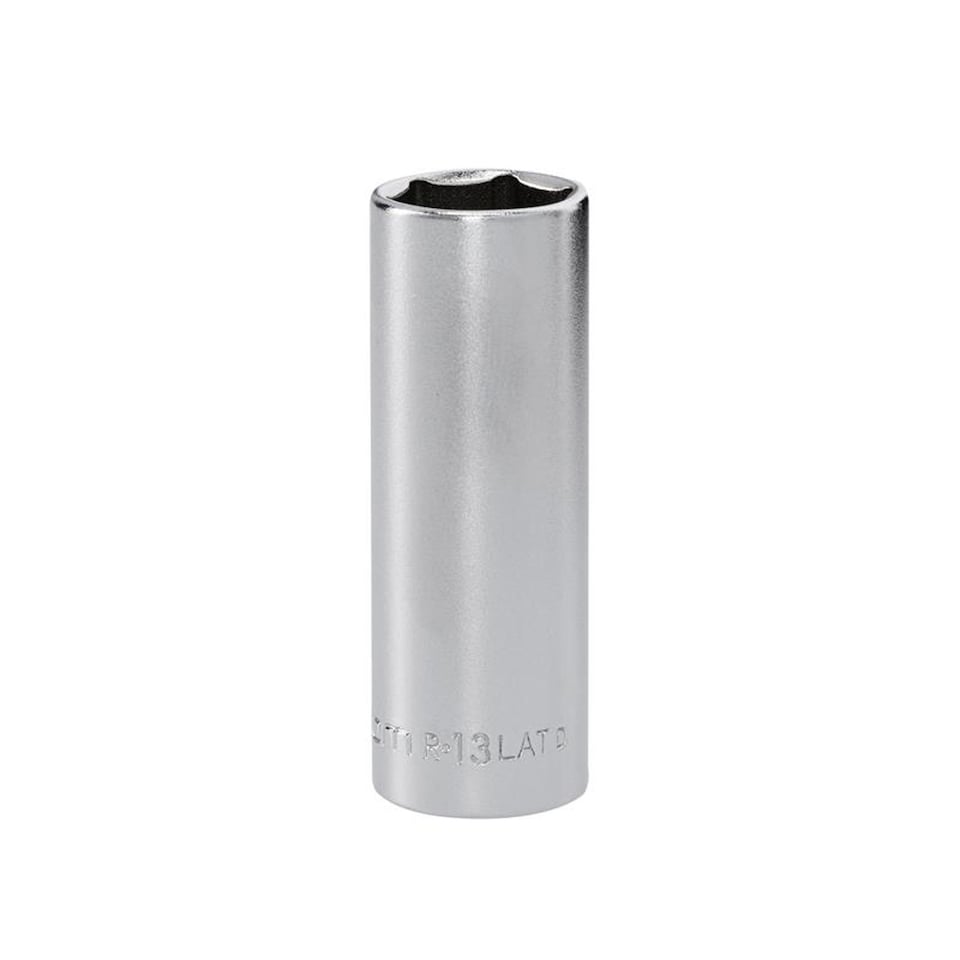 image 1 of Facom R.13LAT 6-Point 1/4in Drive Deep Socket 13mm