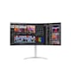 image 1 of LG 49WQ95C-W computer monitor 124.5 cm (49") 5120 x 1440 pixels UltraWide Dual Quad HD Silver