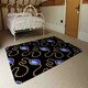 image 3 of Diamond Necklaces (Rug) Black | Large: 140x200cm