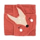 image 2 of 100% Organic Cotton Hooded Baby Bath Towel - Fox Red