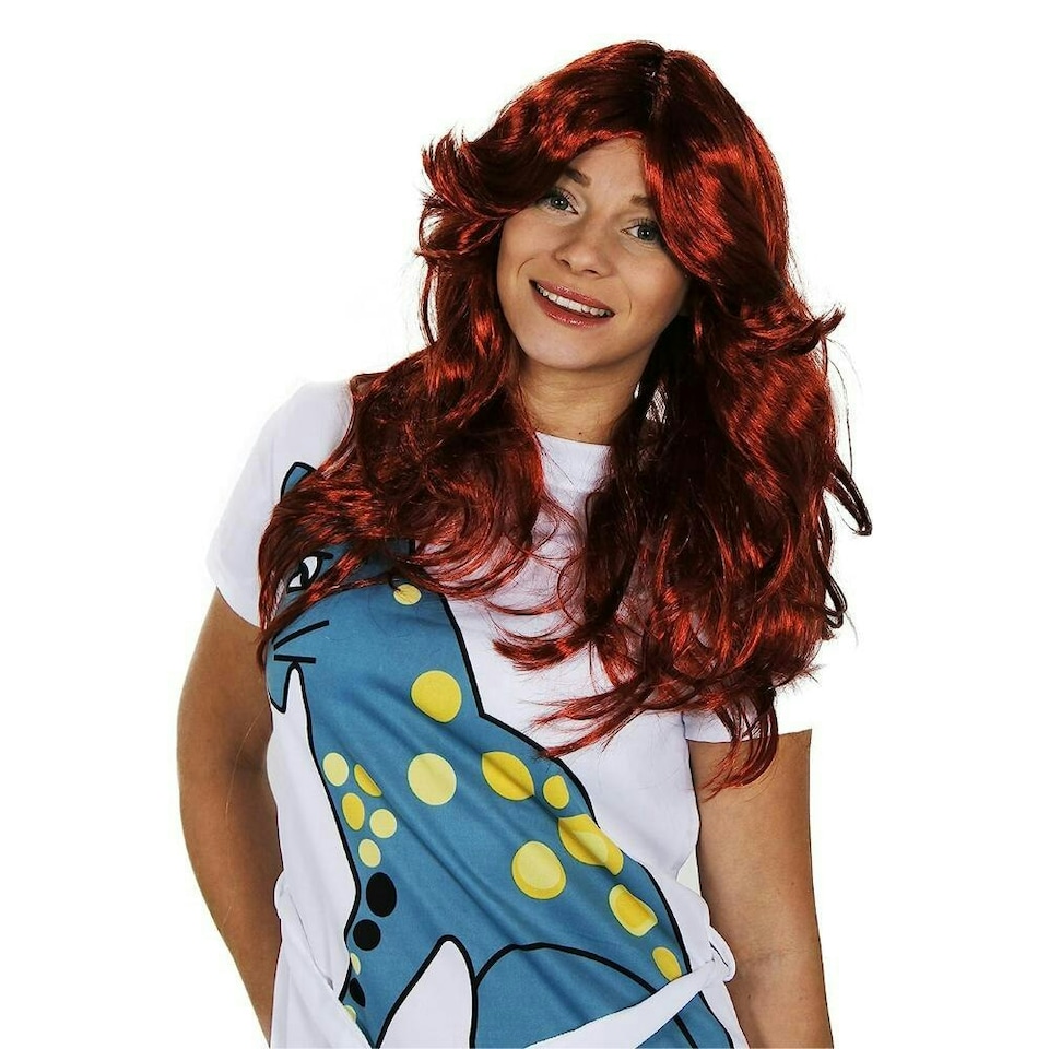image 1 of Ladies Ginger Flick Wig – 70s Style Fancy Dress Hairpiece for Retro Costumes N/A | One Size