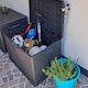 image 6 of 200L Large Lockable Outdoor Garden Storage Box Heavy Duty Patio Cushion Chest