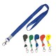 image 2 of Box of 50 Yellow Lanyards with Swivel Clasp Hook Clip 88cm