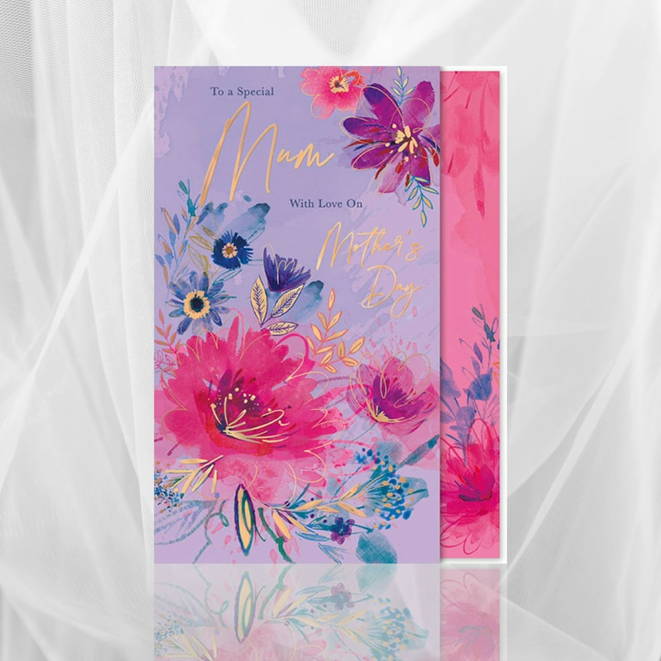 image 1 of Words 'n' Wishes Mother's Day Card to my Mum on Mother's Day, 22 x 15.5 cms, Multi-coloured