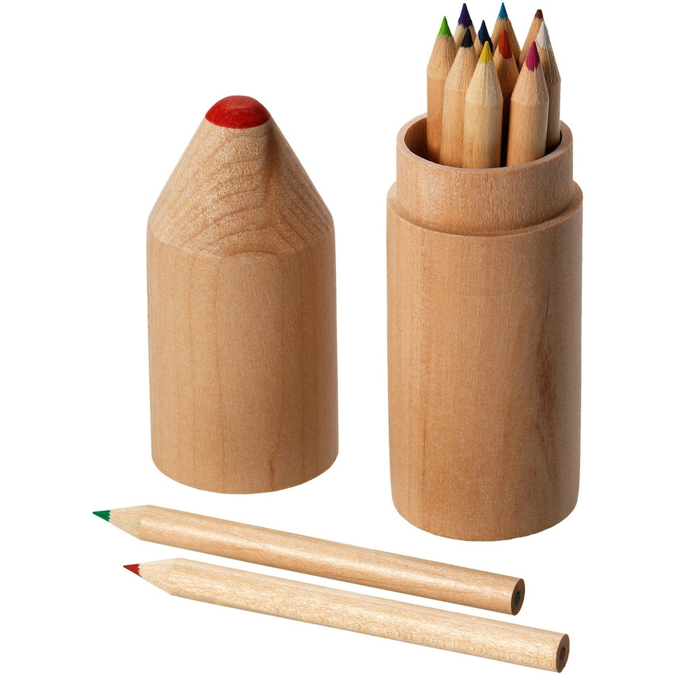 image 1 of Bullet 12 Piece Pencil Set - Wood - One Size