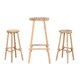 image 5 of Table set with 2 chairs Home ESPRIT Bamboo 50 x 50 x 105 cm N/A