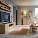 image 3 of Fribo 2 Door 1 Drawer 166cm Wide TV Cabinet in Oak