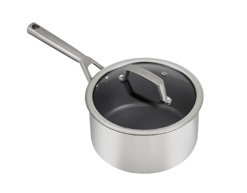 image 1 of Ninja ZEROSTICK Stainless Steel&nbsp; 20cm Saucepan with Lid  C60220UK N/A