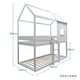 image 10 of Luka Treehouse Midsleeper Bed in White
