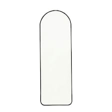 Living and Home Arch Full Length Wall Mirror - Black