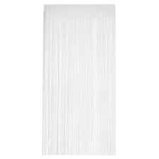 White Plastic Door Curtain Backdrop 1.9m x 99cm - Pack of 3
