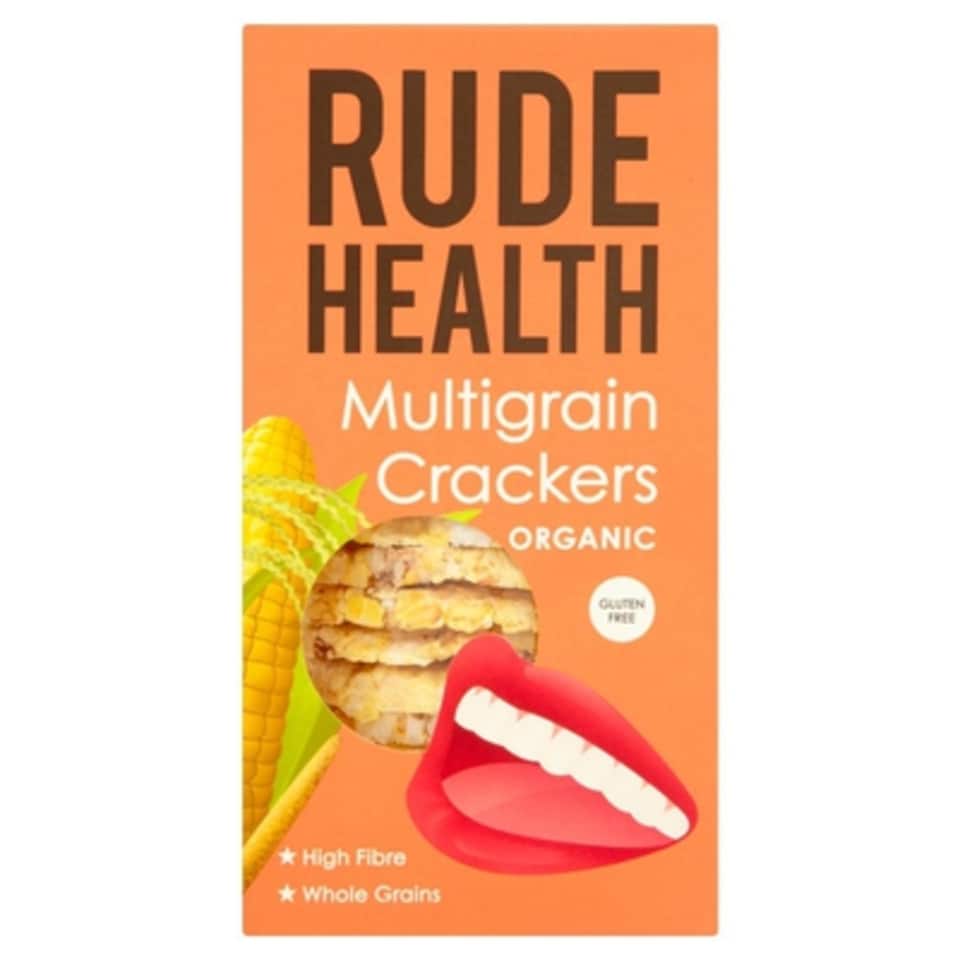 image 1 of Multigrain Crackers, Organic 100g (Rude Health)