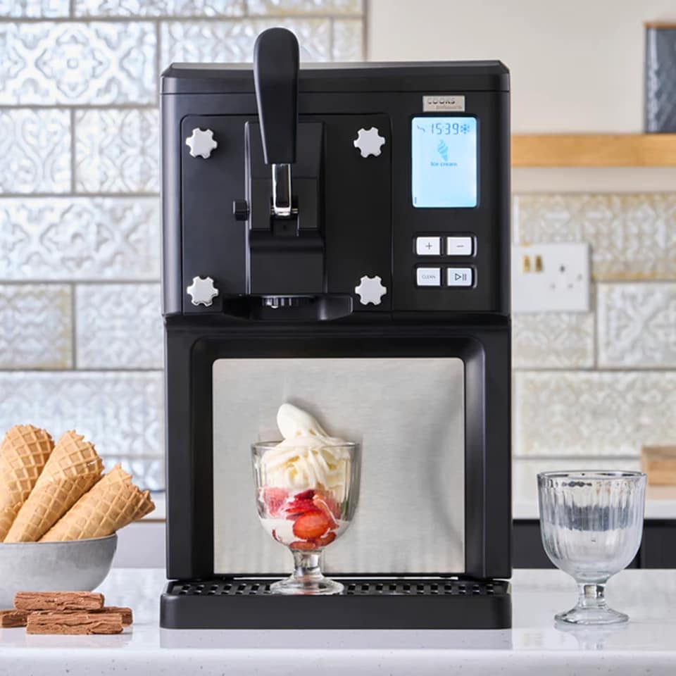 image 1 of Cooks Professional Digital Soft Serve Ice Cream Maker with 12 x 1L Mr Whippy Ice Cream Mix