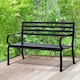 image 2 of Outsunny 2 Seater Bench Garden Furniture Outdoor Loveseat Seat