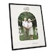 image 2 of 60th Anniversary Matte Black 5x7 Picture Frame with Diamante Rings | Black | One Size