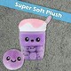 image 5 of Boba Tea Soft Toy Cute Plushie Huggable Cuddly Stuffed Toy Gift 35cm Lilac