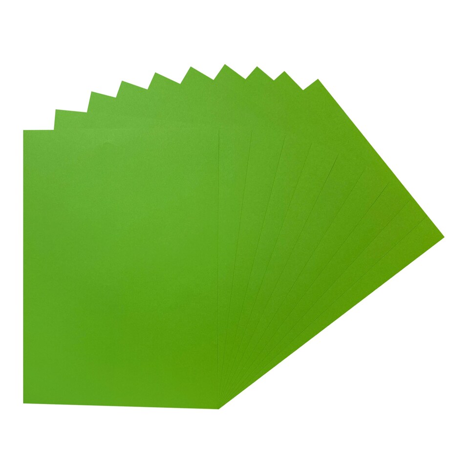 image 1 of Pack of 100 A4 Coloured Paper 75gsm Sheets | Green | Light Green | A4 | 1