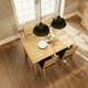 image 5 of Taberno Oak Large 1.4M Extending Dining Table Natural Orange