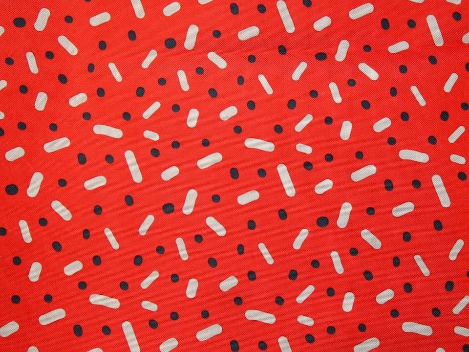 Red PU Coated Water Resistant Fabric for Bag Making, Upholstery, 151cm / 59" Wide - per metre
