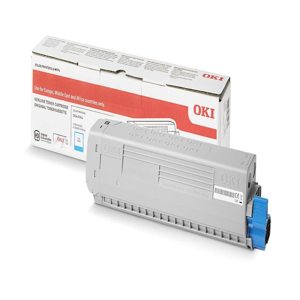 image 1 of OKI 834/844 CYAN TONER 10K