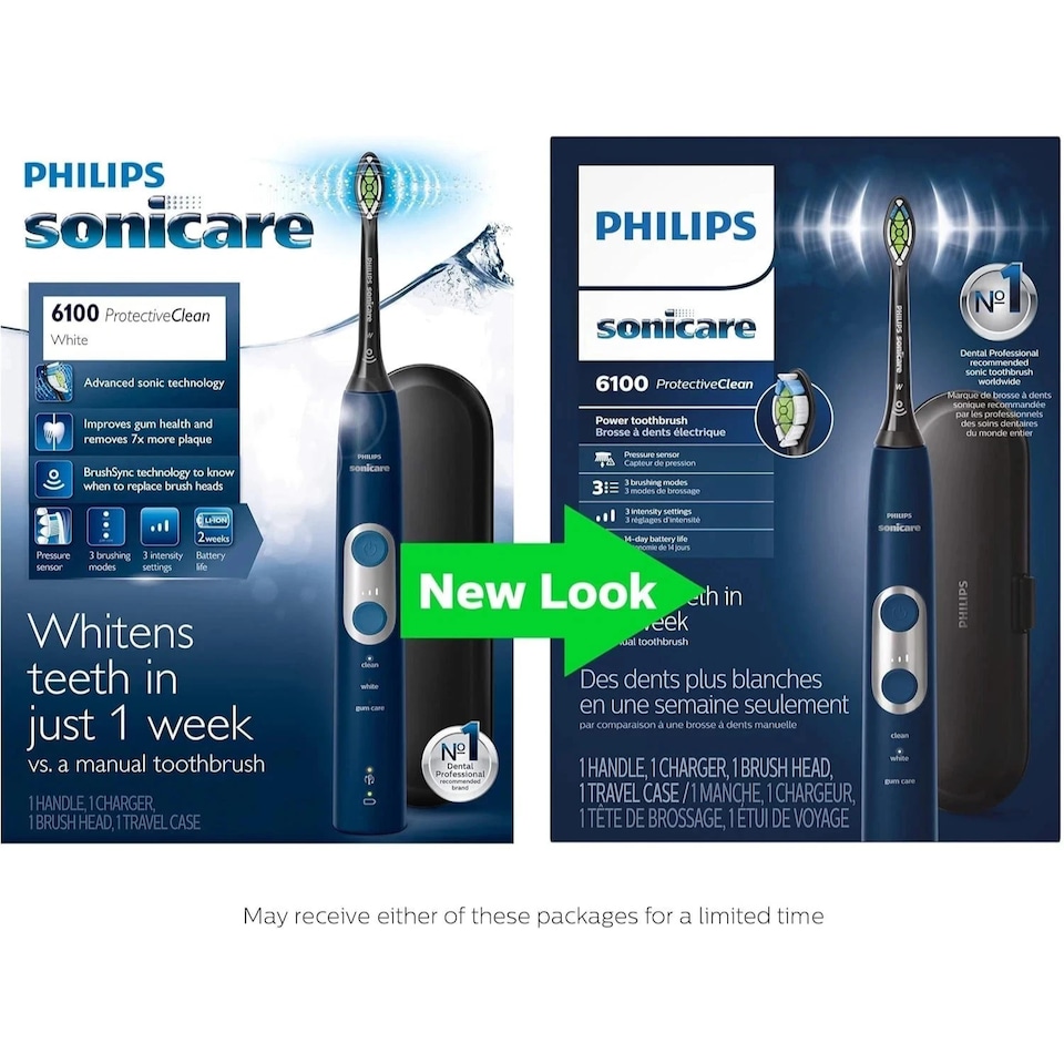 image 1 of Philips Sonicare ProtectiveClean 6100 Rechargeable Electric Toothbrush