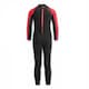 image 2 of Urban Beach Childrens/Kids Sharptooth Long-Sleeved Wetsuit - Black/Red - 11-12 Years