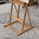 image 9 of Vinsetto Wooden Easel Stand H-Frame Artist Easel with 171-230cm Adjustable Height and 0-80  Working Angles Beech Wood Art Easel for Displaying Painting Wedding Sign Nature Wood Finish