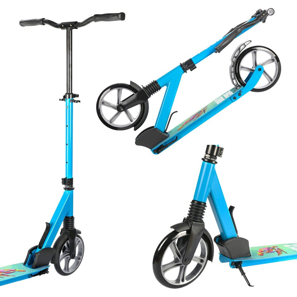 image 1 of Cyan - Big 2 Wheel Scooter