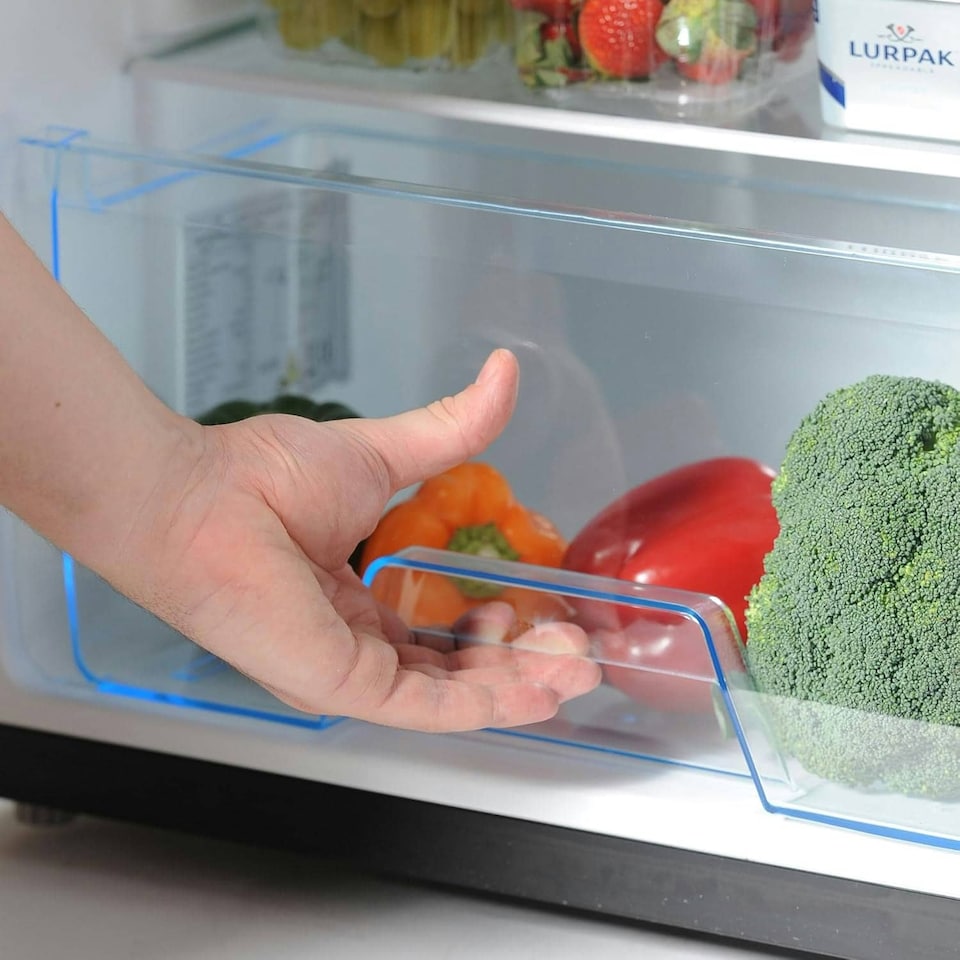 image 1 of Igenix IG255B Freestanding Under Counter Larder Fridge, 136 Litre, Black