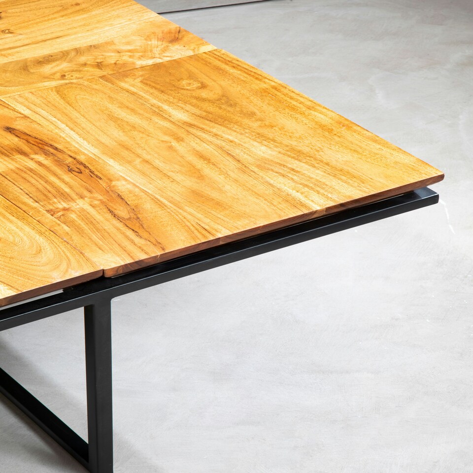 image 1 of Interiors by Premier Acacia Pyramid Coffee Table Brown