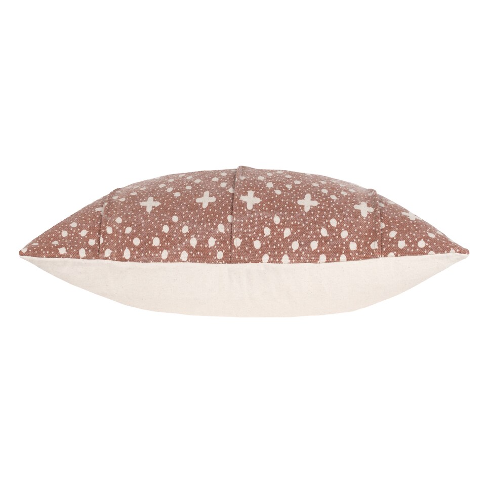 image 1 of Yard Helm Organic Woven Cushion, Pecan, 50 x 50cm