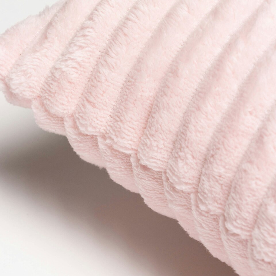 image 1 of BHS Luxury Ribbon Velvet Cushion, Pink