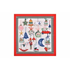 Ulster Weavers Christmas Ornaments Napkins - 2 Pack Multi
