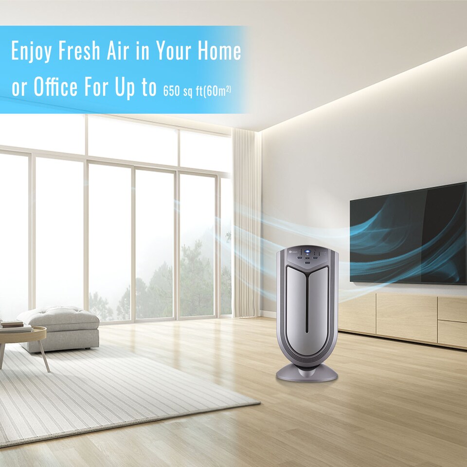 image 1 of 7 in1 Intelligent Air Purifier and Ioniser with 7 Layer Filtration System UV Light and True HEPA Filter