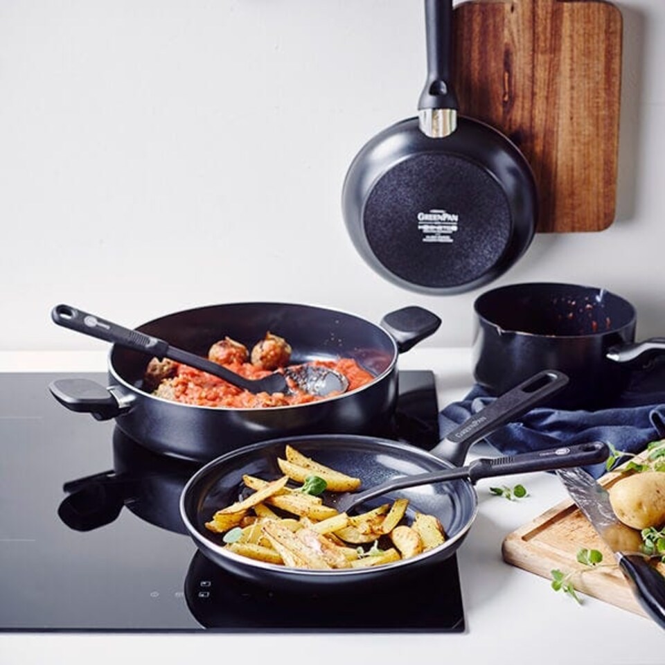 image 1 of GreenPan Memphis Non-Stick 20 Piece Cookware Set