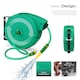 image 3 of Hose Pipe and Reel - automatic retractor with hose stop, including hose head | Green | green | 20 m | 1