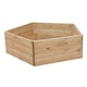image 2 of Greena Pentagonal Wooden Raised Bed 45 cm High, 90cm each side