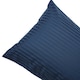image 2 of Belledorm 540 Thread Count Satin Stripe Housewife Pillowcases (Pair) - Navy - One Size