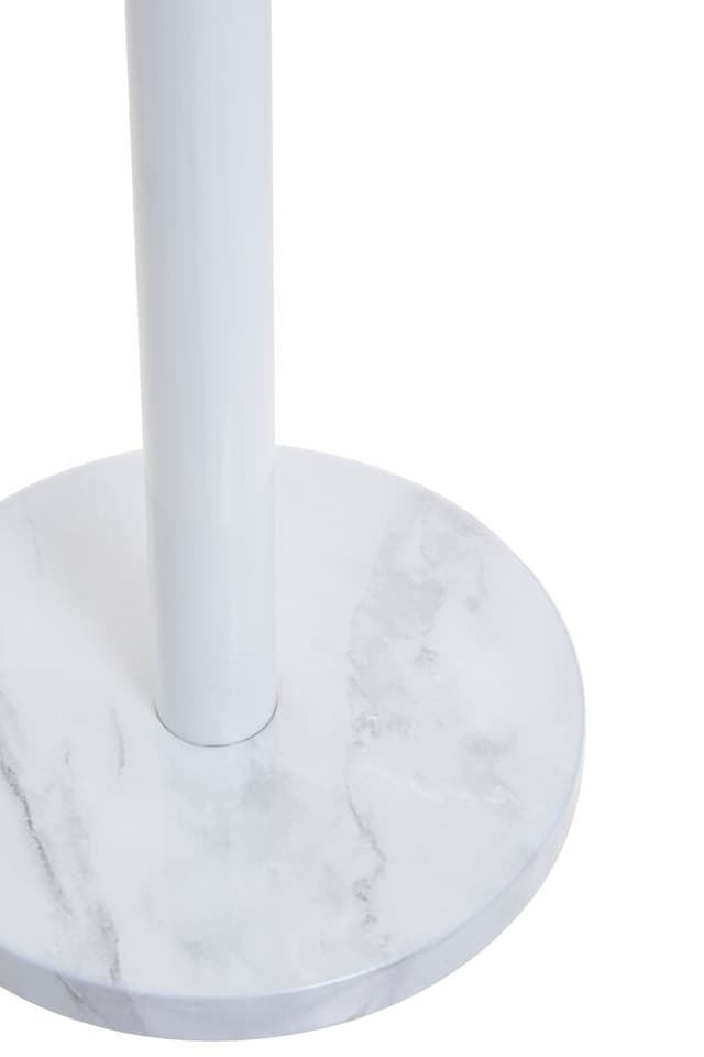 image 1 of Easton White Marble Effect Kitchen Roll Holder